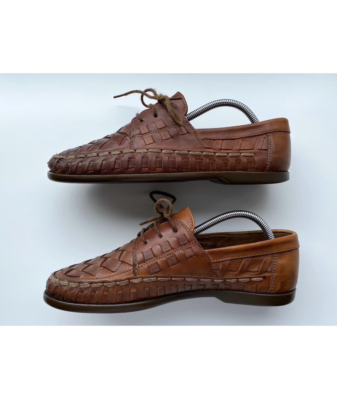 BALLY Коричневые кожаные лоферы, фото 2