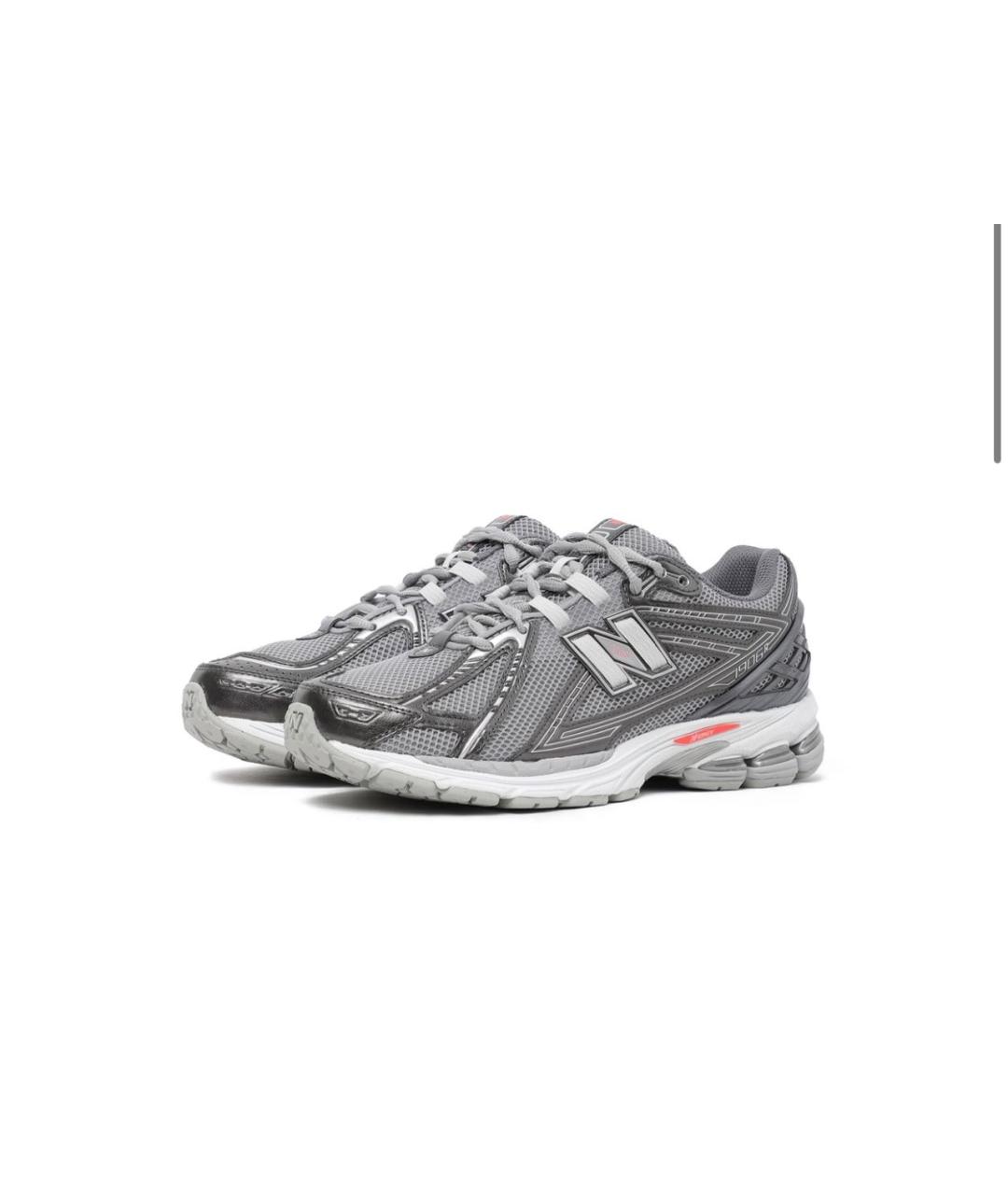 NEW BALANCE Антрацитовые синтетические низкие кроссовки / кеды, фото 2