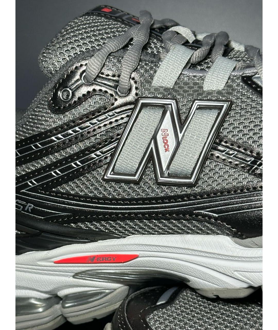 NEW BALANCE Антрацитовые синтетические низкие кроссовки / кеды, фото 8