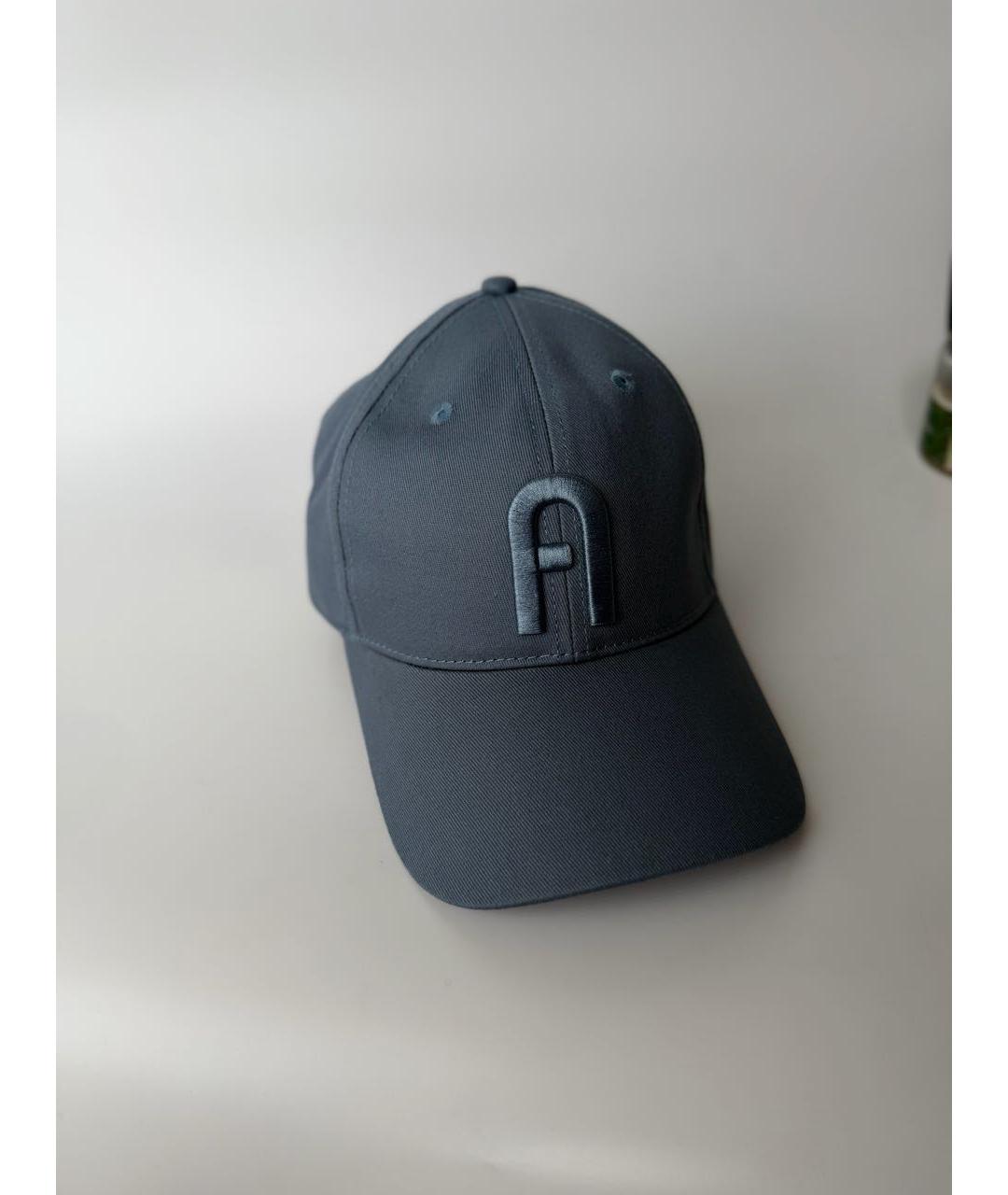 FURLA Голубая хлопковая кепка, фото 2