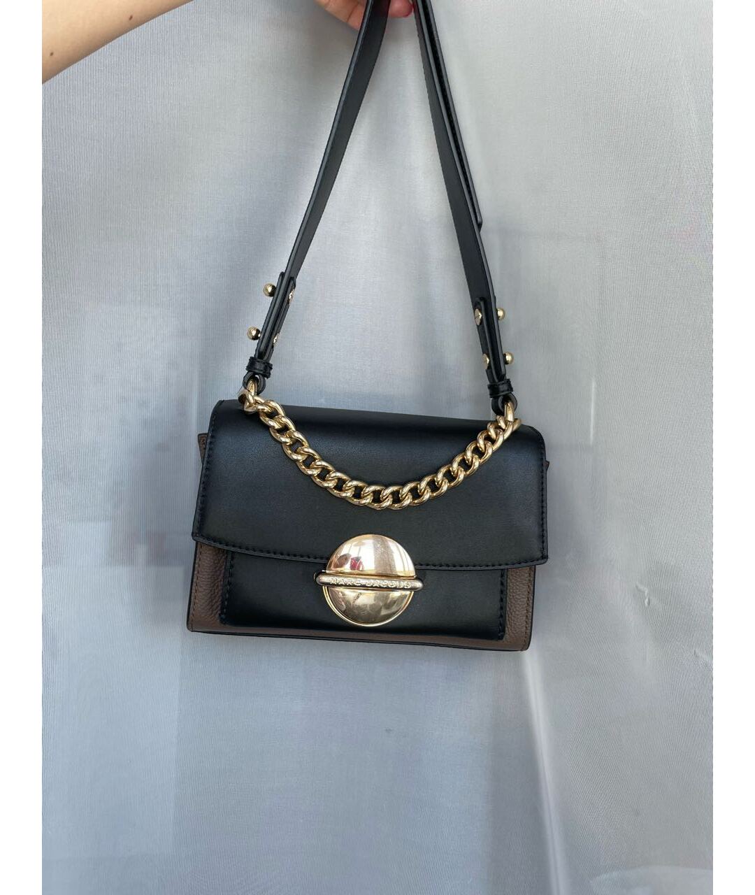 MARC JACOBS Коричневая кожаная сумка тоут, фото 3