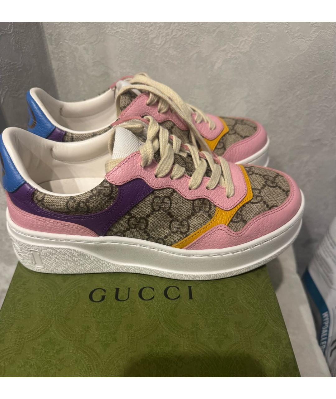 GUCCI Мульти кроссовки, фото 6