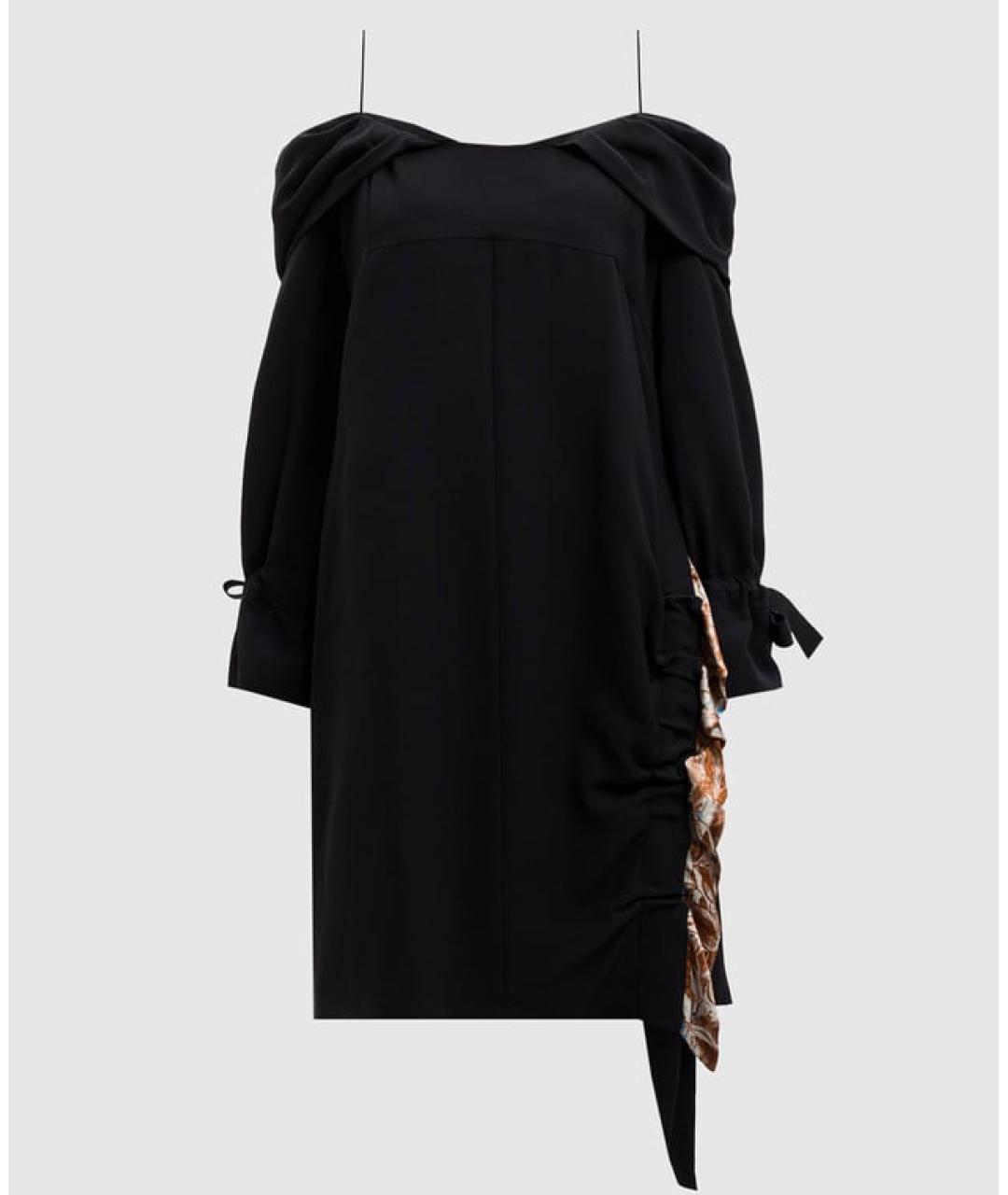 CHRISTIAN DIOR Черное шелковое платье, фото 4
