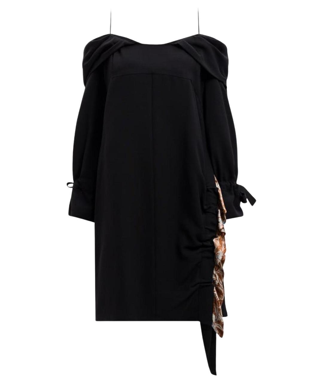 CHRISTIAN DIOR Черное шелковое платье, фото 1