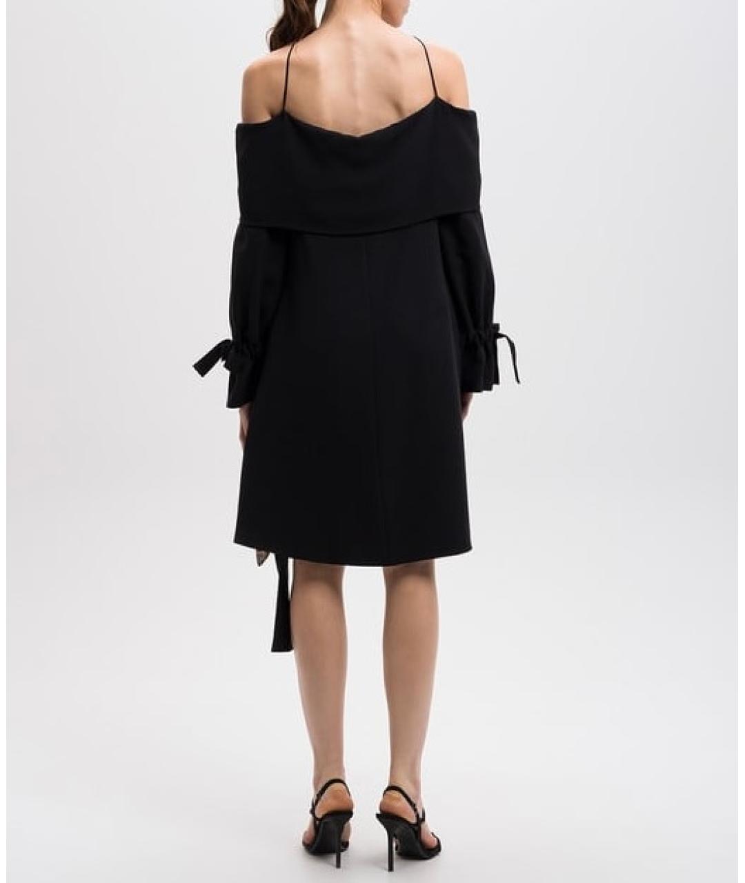 CHRISTIAN DIOR Черное шелковое платье, фото 3