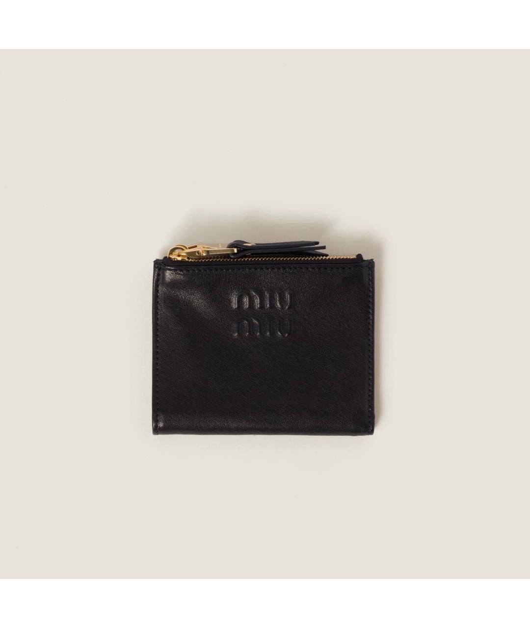 MIU MIU Коричневый кожаный кошелек, фото 4