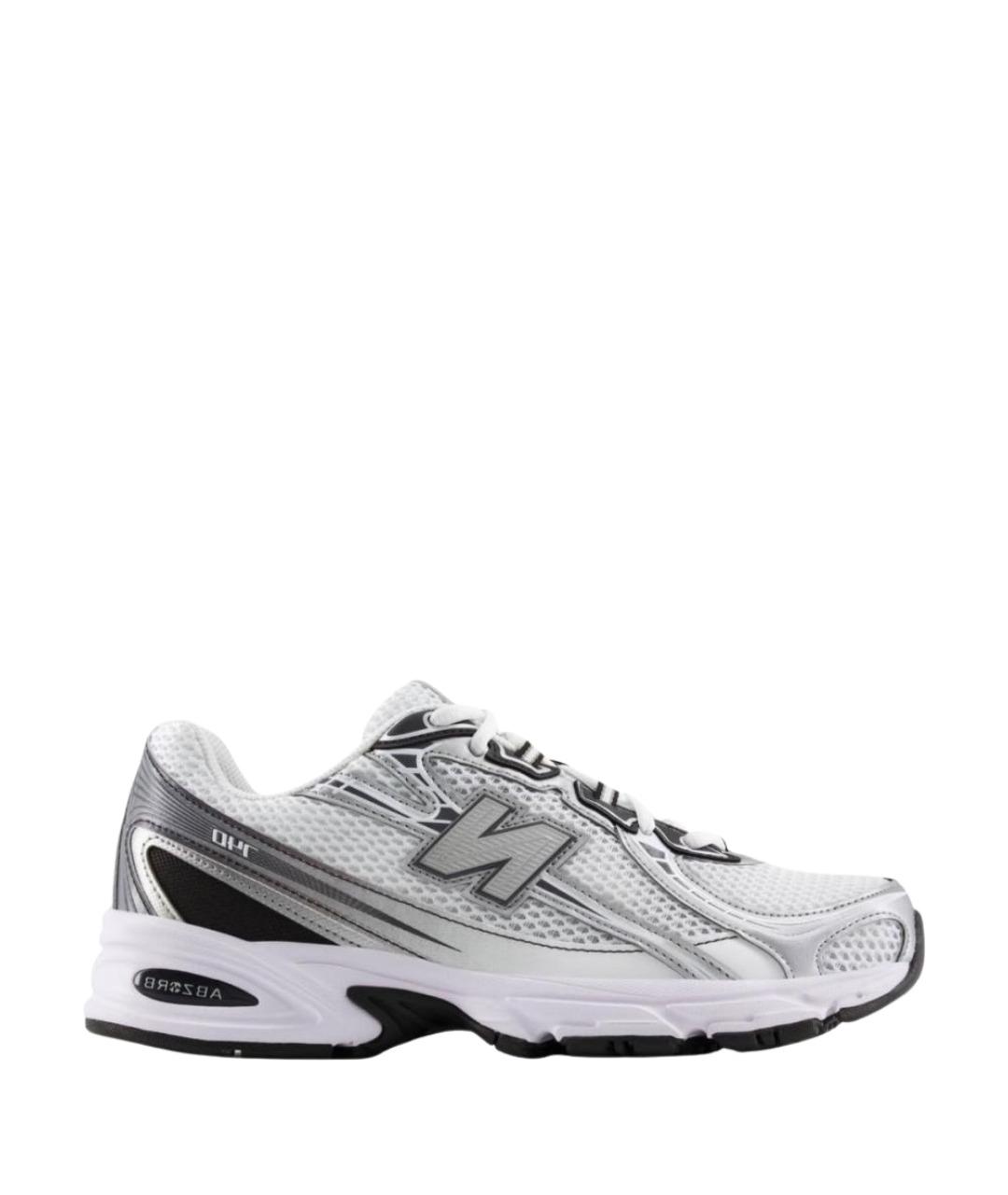 NEW BALANCE Серые текстильные низкие кроссовки / кеды, фото 1