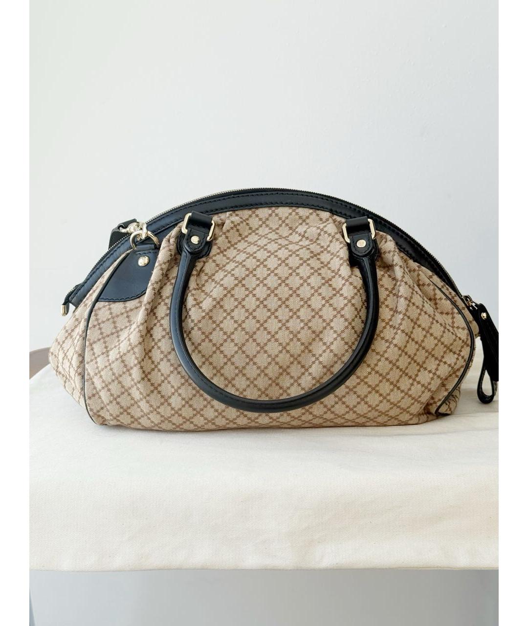 GUCCI Бежевая сумка с короткими ручками, фото 4