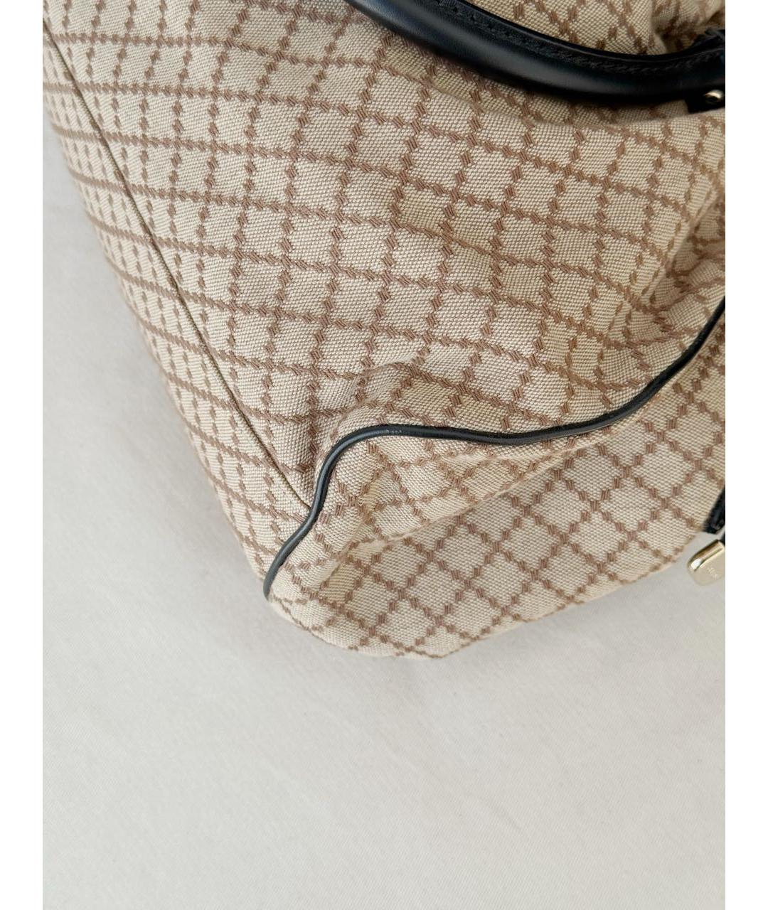 GUCCI Бежевая сумка с короткими ручками, фото 7