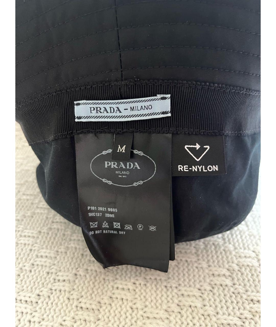 PRADA Черная панама, фото 4