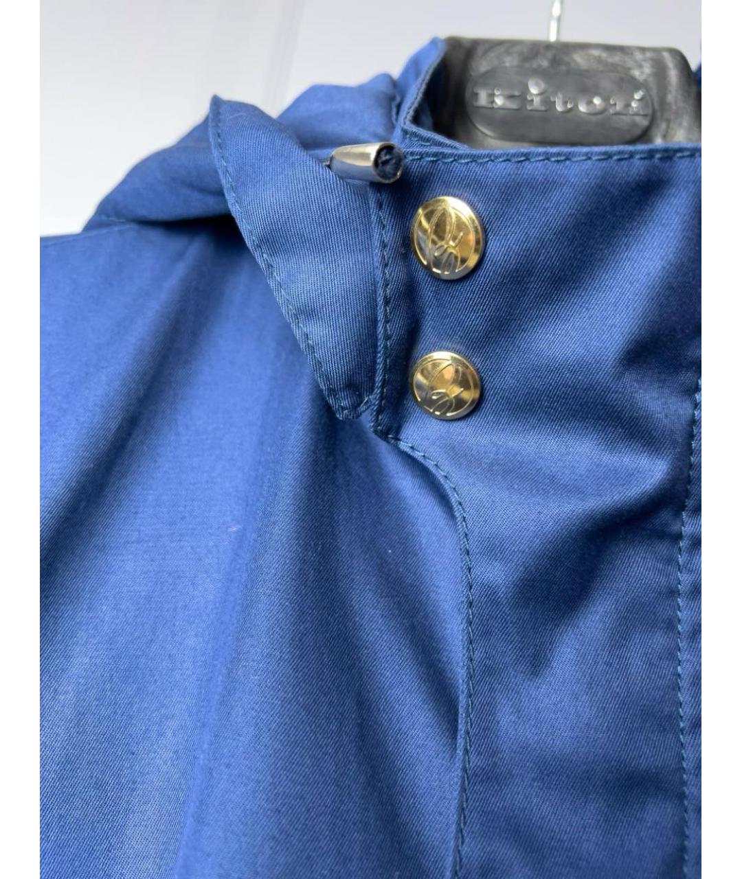 BRIONI Синяя хлопковая куртка, фото 5