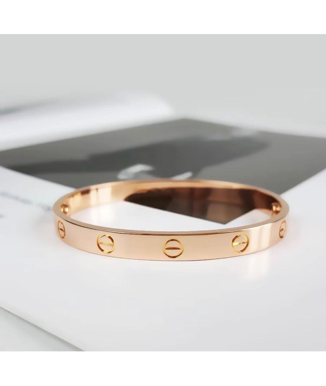 CARTIER Золотой браслет из розового золота, фото 3