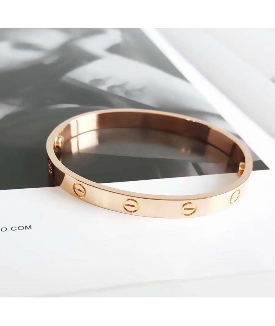 CARTIER Золотой браслет из розового золота, фото 2