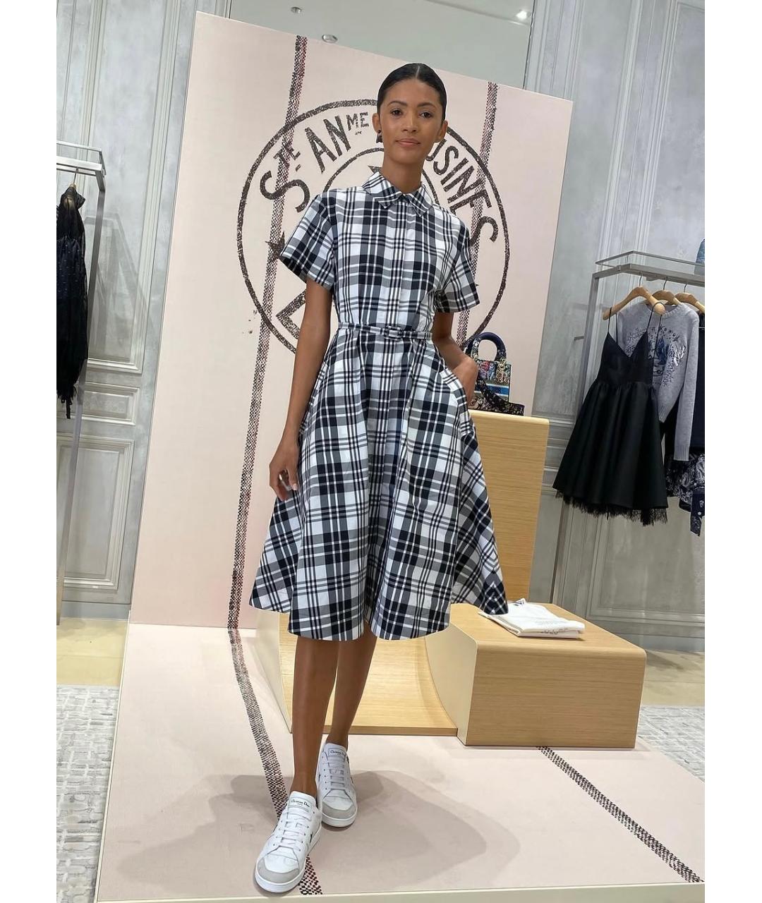 CHRISTIAN DIOR Мульти коктейльное платье, фото 2