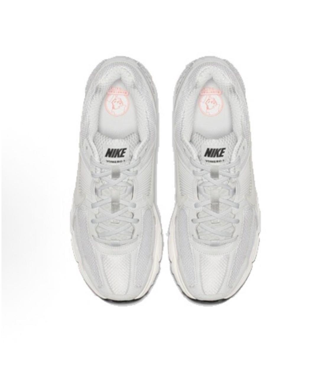 NIKE Белые синтетические низкие кроссовки / кеды, фото 4
