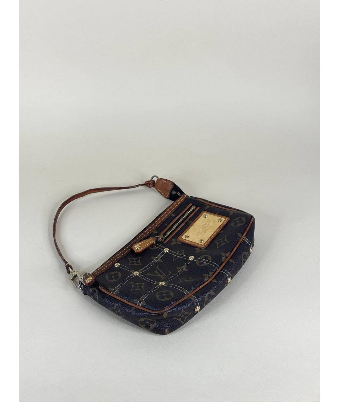 LOUIS VUITTON Темно-синяя сумка с короткими ручками, фото 4
