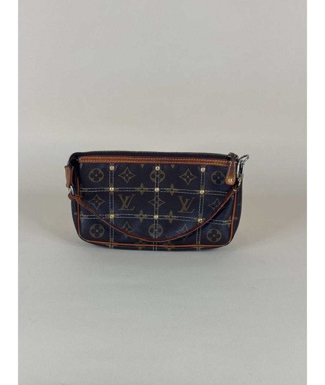 LOUIS VUITTON Темно-синяя сумка с короткими ручками, фото 3