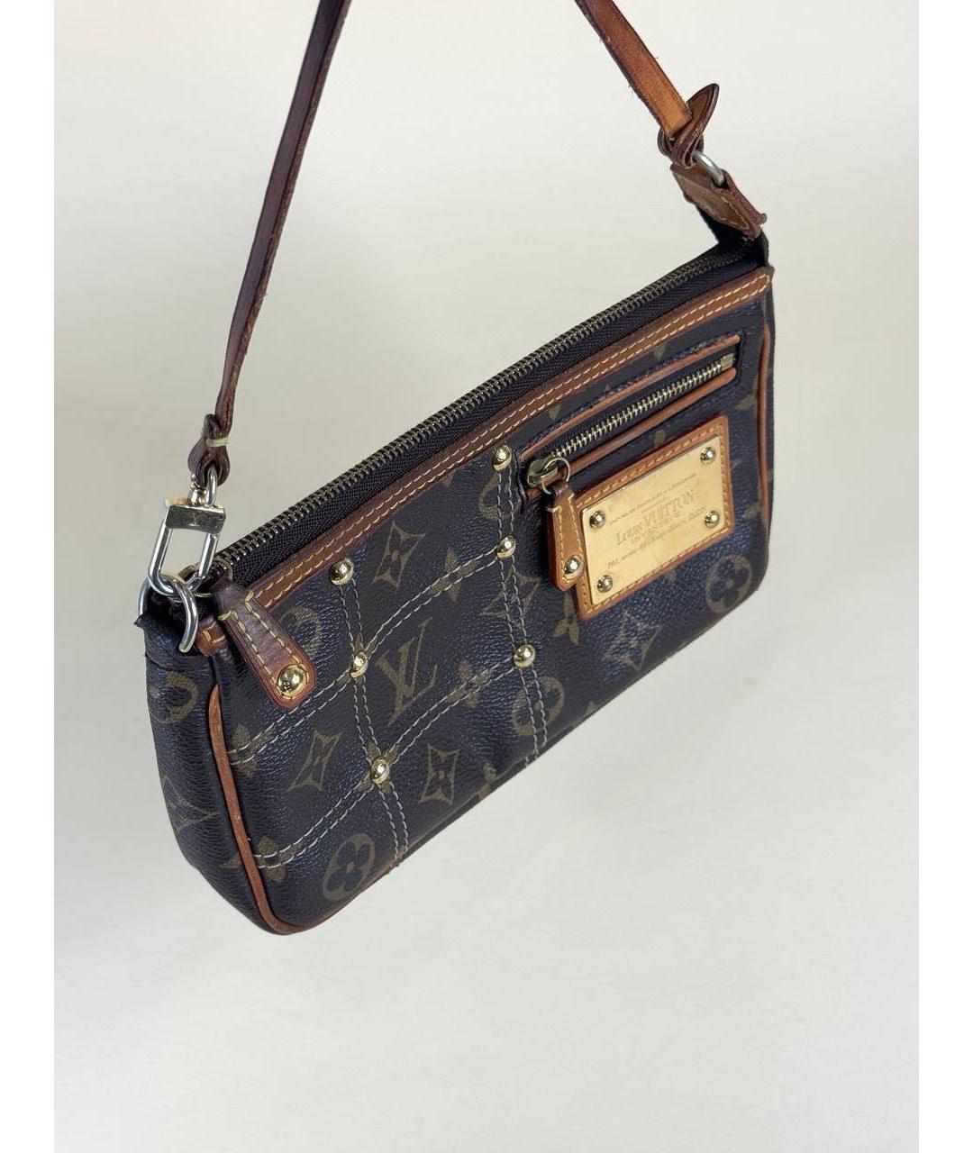 LOUIS VUITTON Темно-синяя сумка с короткими ручками, фото 5