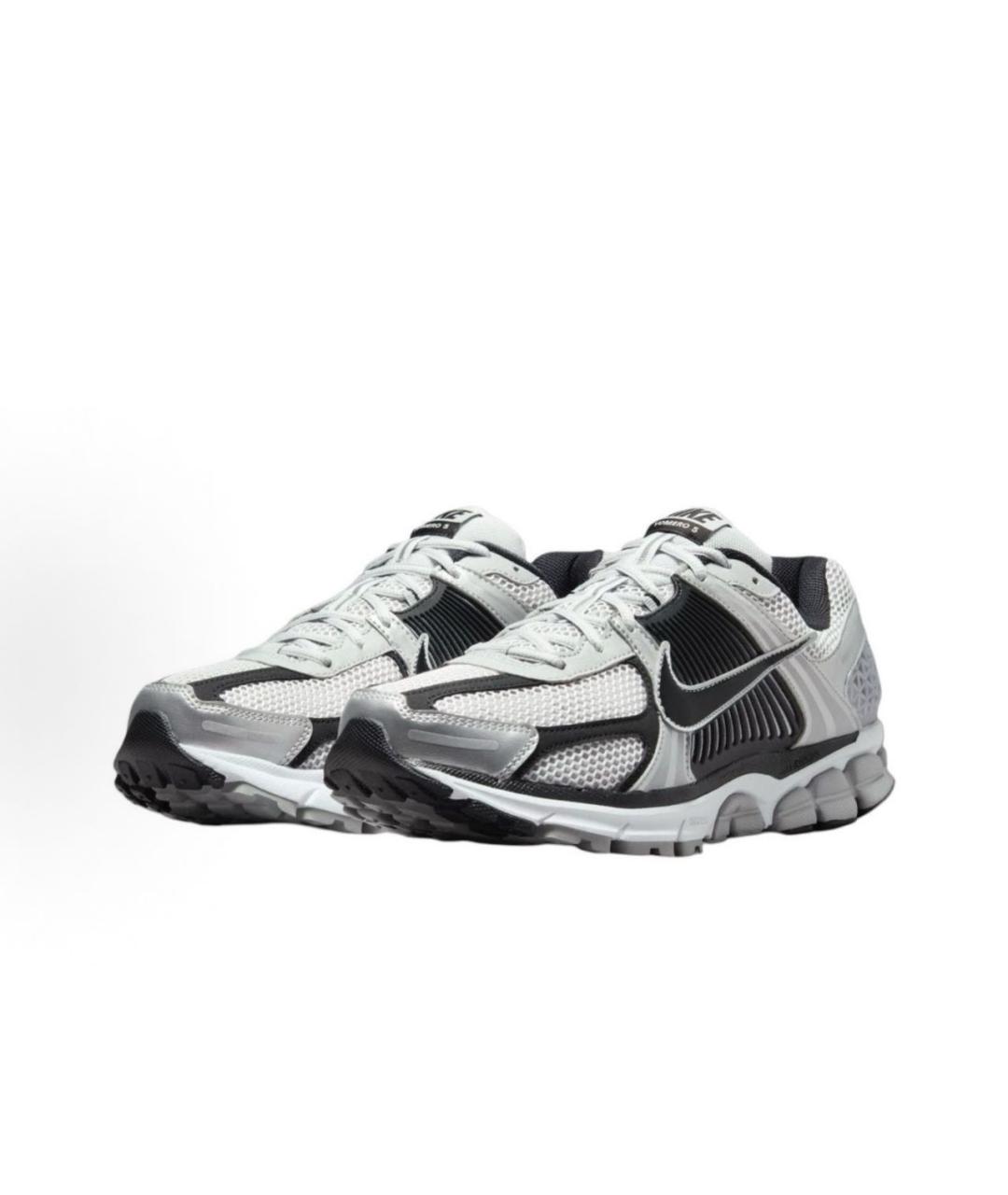 NIKE Серые синтетические низкие кроссовки / кеды, фото 2