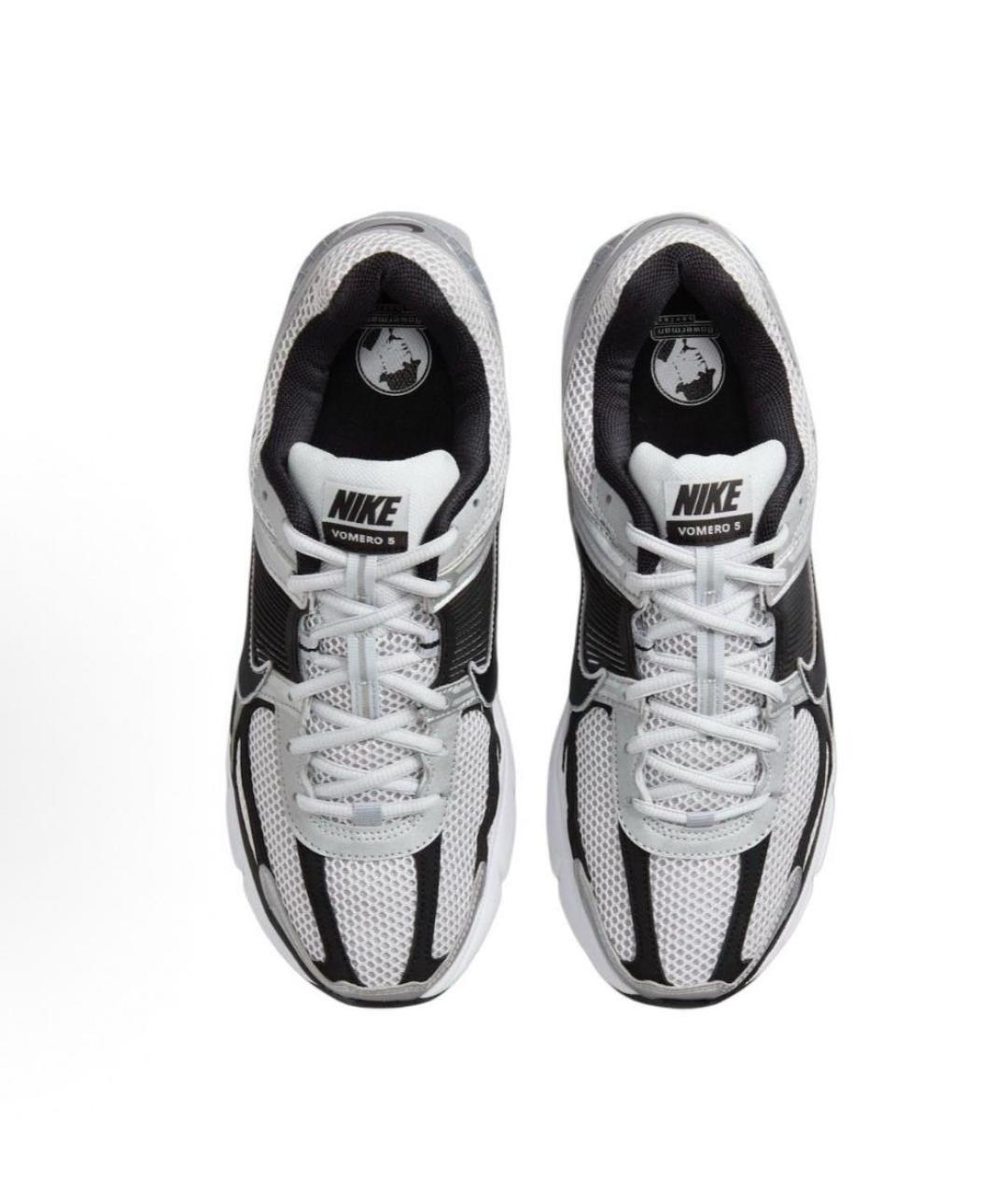 NIKE Серые синтетические низкие кроссовки / кеды, фото 3