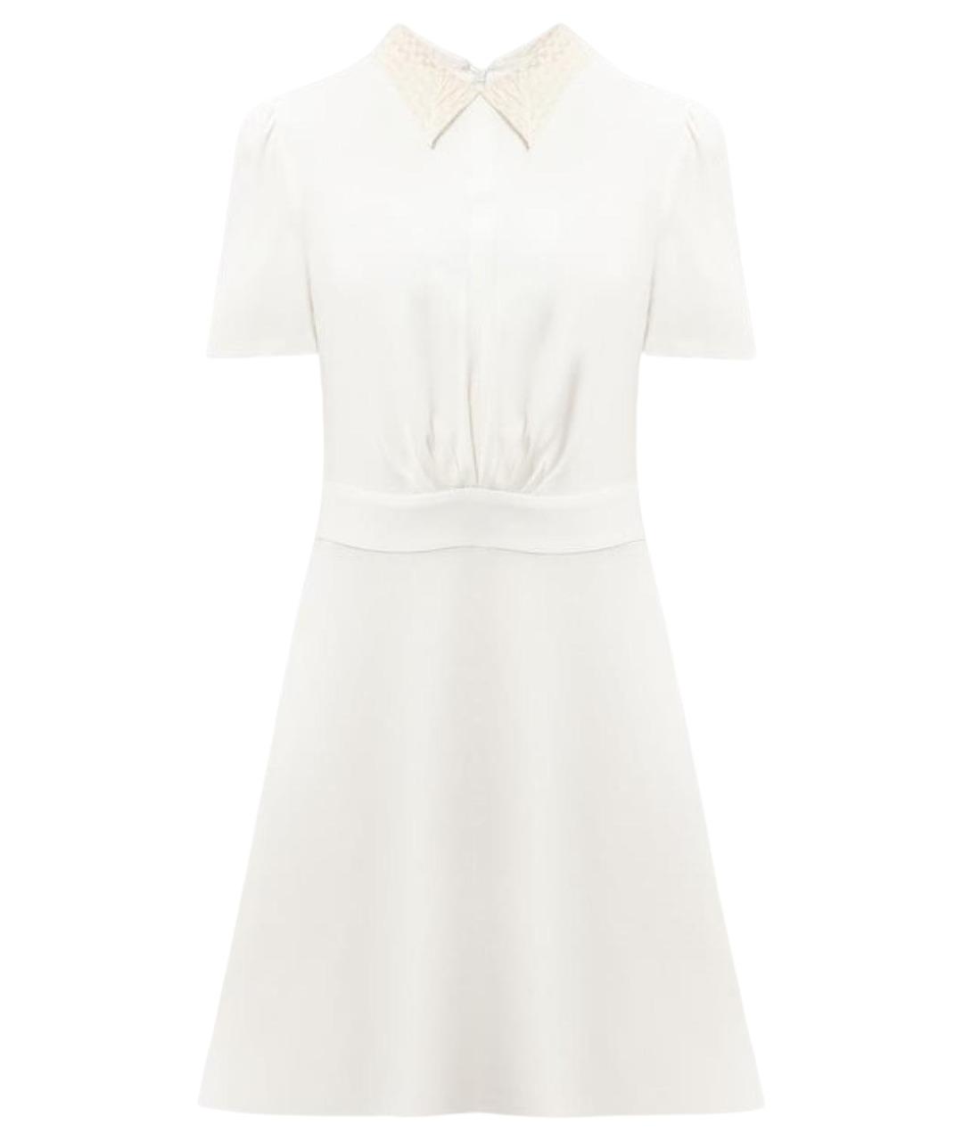 CHRISTIAN DIOR Белое вискозное повседневное платье, фото 1