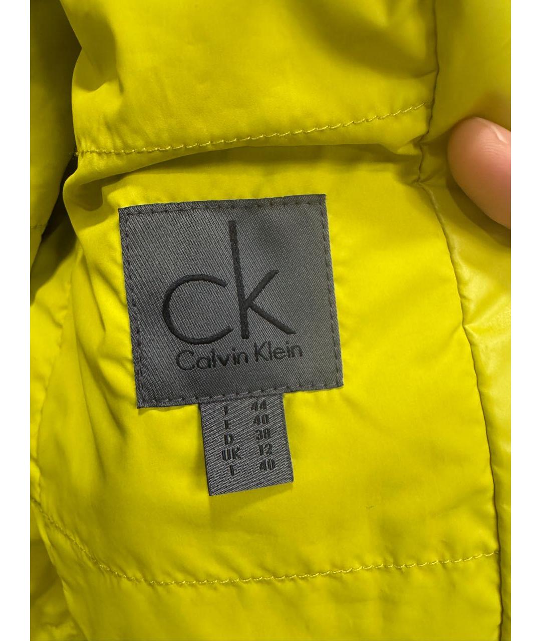 CALVIN KLEIN Салатовый жакет/пиджак, фото 4