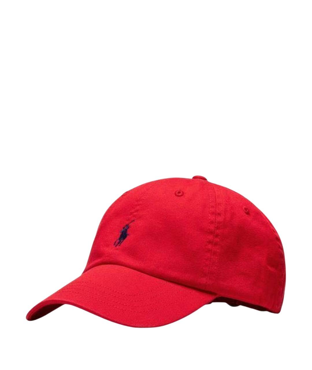 POLO RALPH LAUREN Красная хлопковая кепка, фото 1