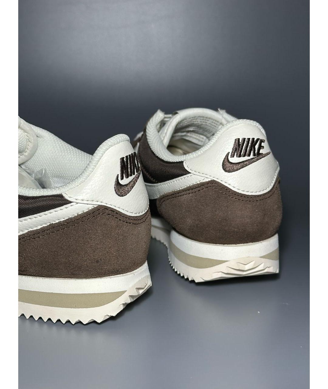 NIKE Коричневые синтетические кроссовки, фото 8