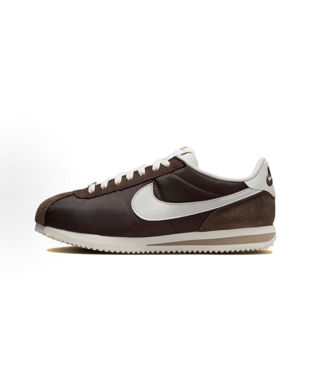 NIKE Коричневые синтетические кроссовки, фото 9