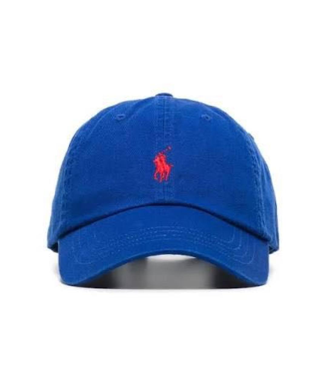 POLO RALPH LAUREN Синяя хлопковая кепка, фото 7