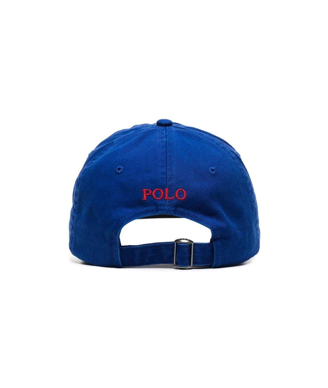 POLO RALPH LAUREN Синяя хлопковая кепка, фото 3