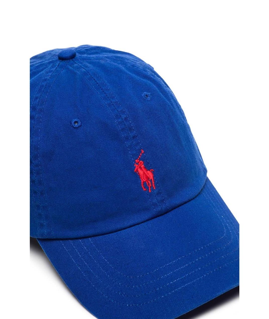 POLO RALPH LAUREN Синяя хлопковая кепка, фото 4