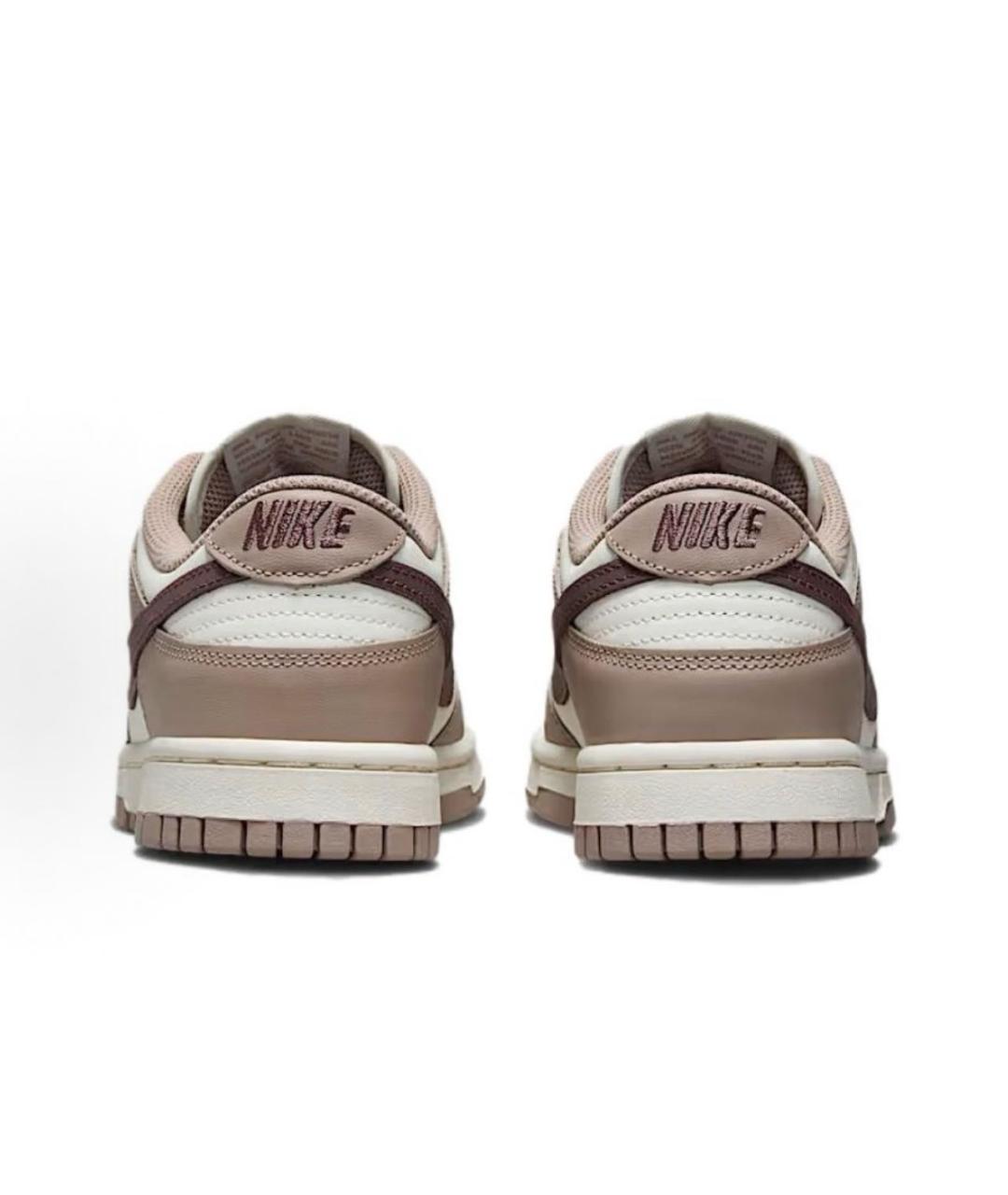 NIKE Бежевые кожаные кроссовки, фото 4