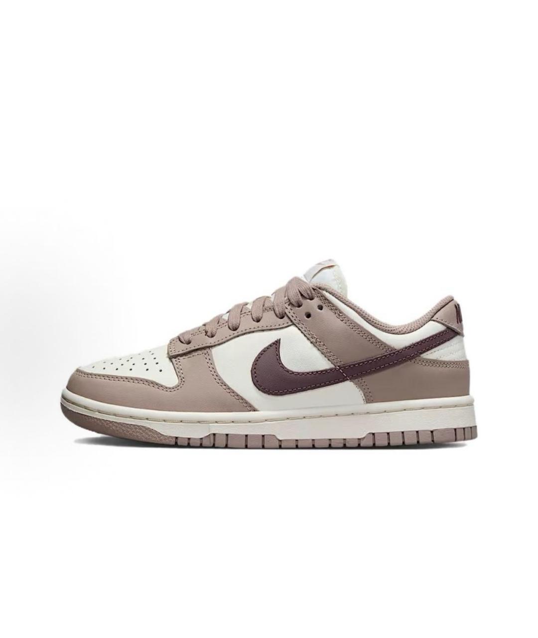 NIKE Бежевые кожаные кроссовки, фото 9