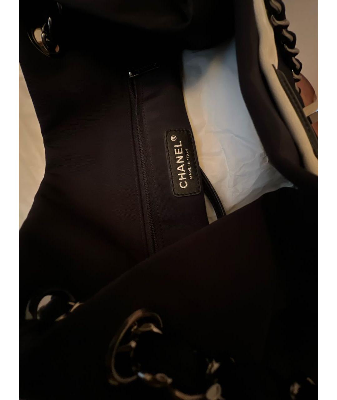 CHANEL Черная сумка тоут, фото 4