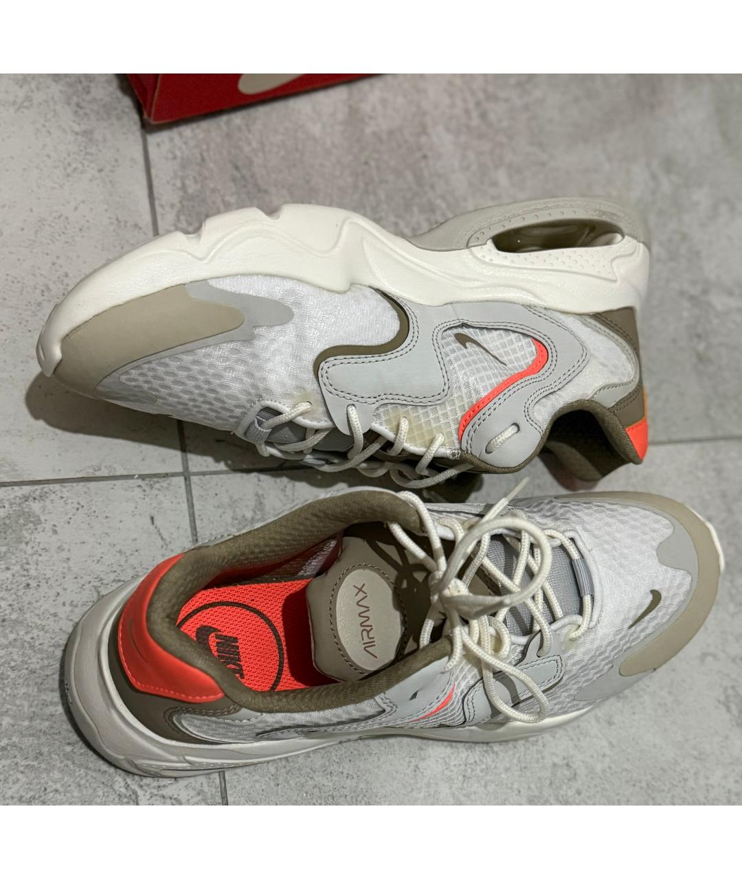 NIKE Бежевые текстильные кроссовки, фото 3