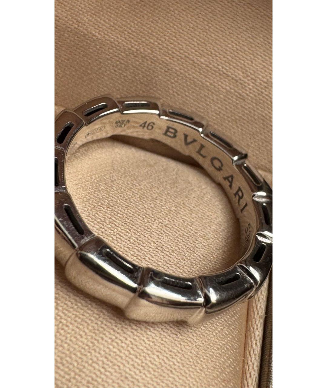 BVLGARI Серебряное кольцо из белого золота, фото 5