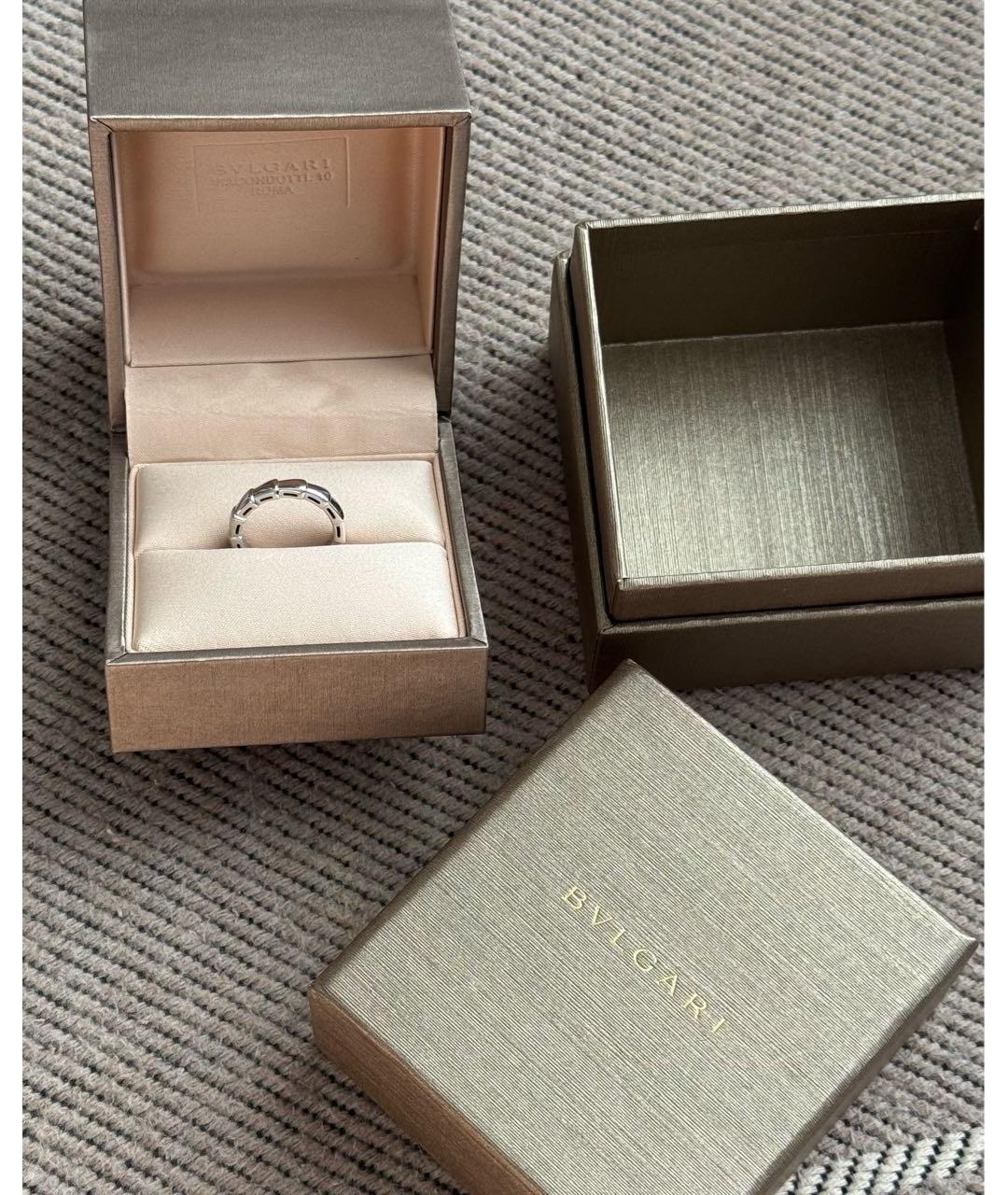 BVLGARI Серебряное кольцо из белого золота, фото 2