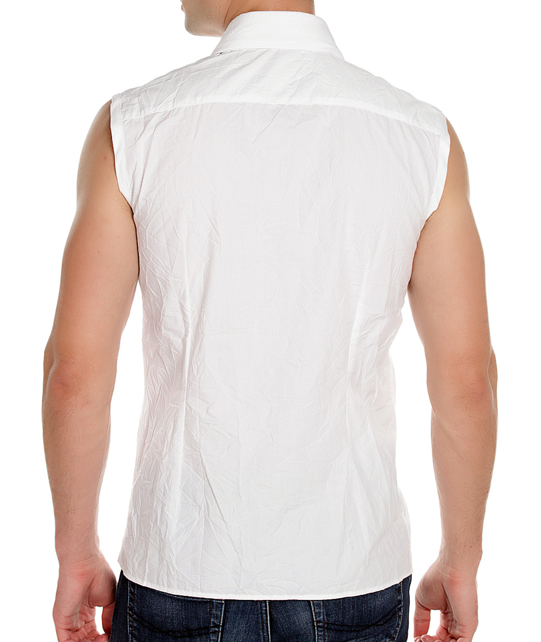 JOHN RICHMOND Белая хлопковая кэжуал рубашка, фото 2