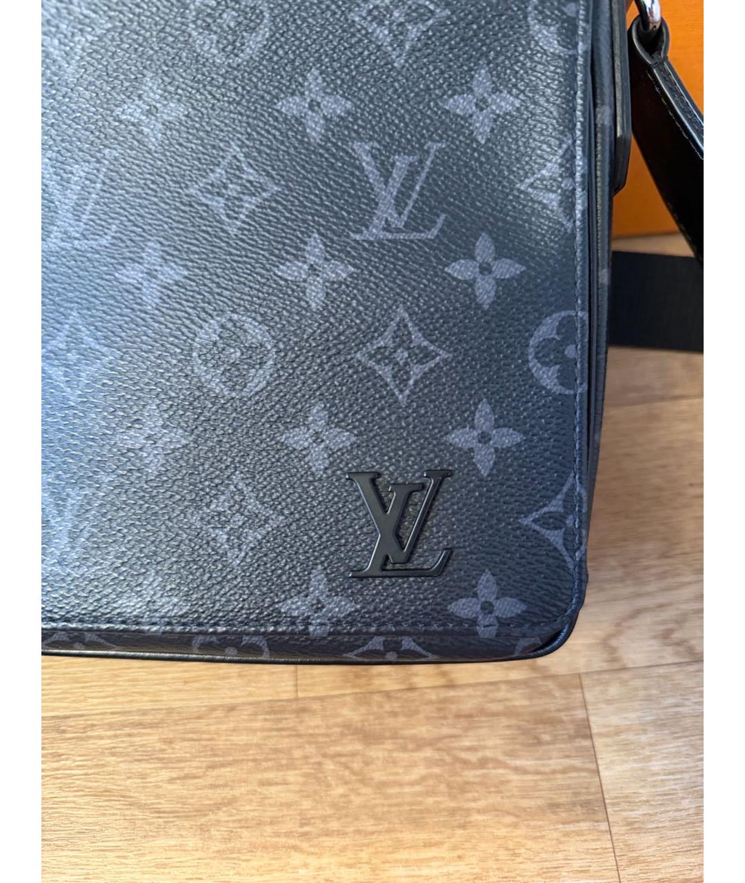 LOUIS VUITTON Черная сумка на плечо, фото 5