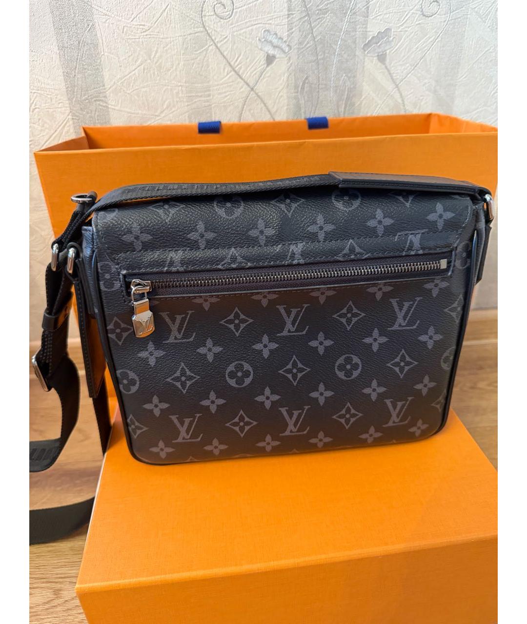 LOUIS VUITTON Черная сумка на плечо, фото 3