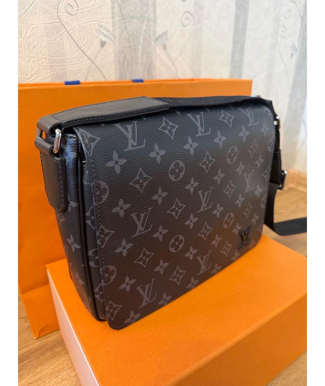 LOUIS VUITTON Черная сумка на плечо, фото 2
