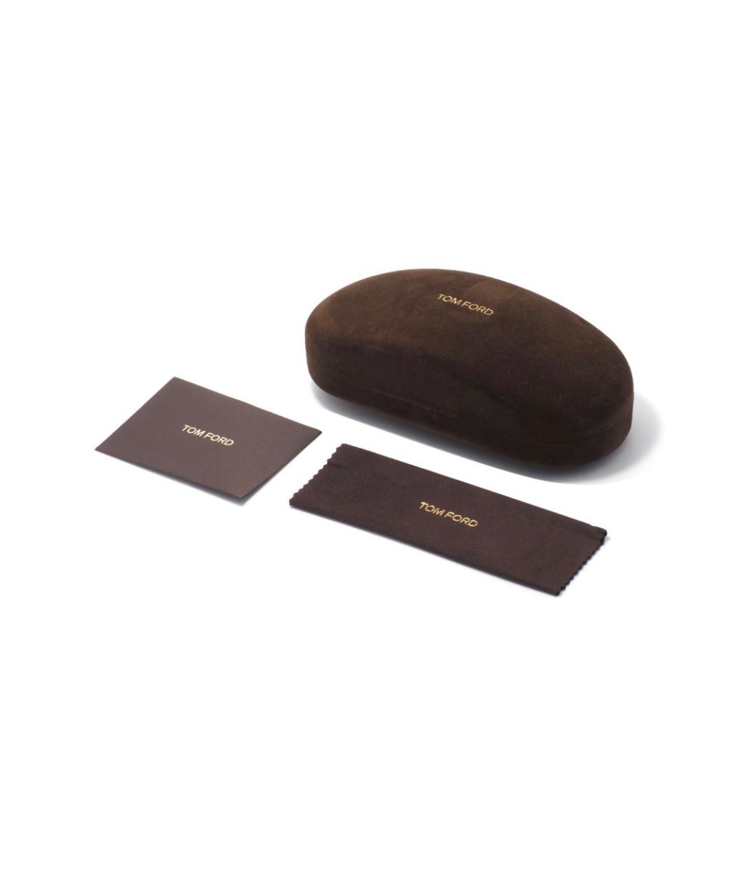 TOM FORD Бордовые пластиковые солнцезащитные очки, фото 4