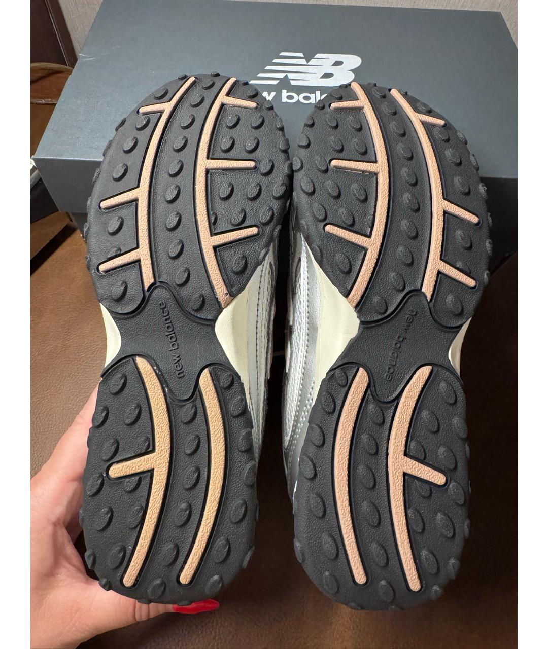 NEW BALANCE Серебряные синтетические кроссовки, фото 6
