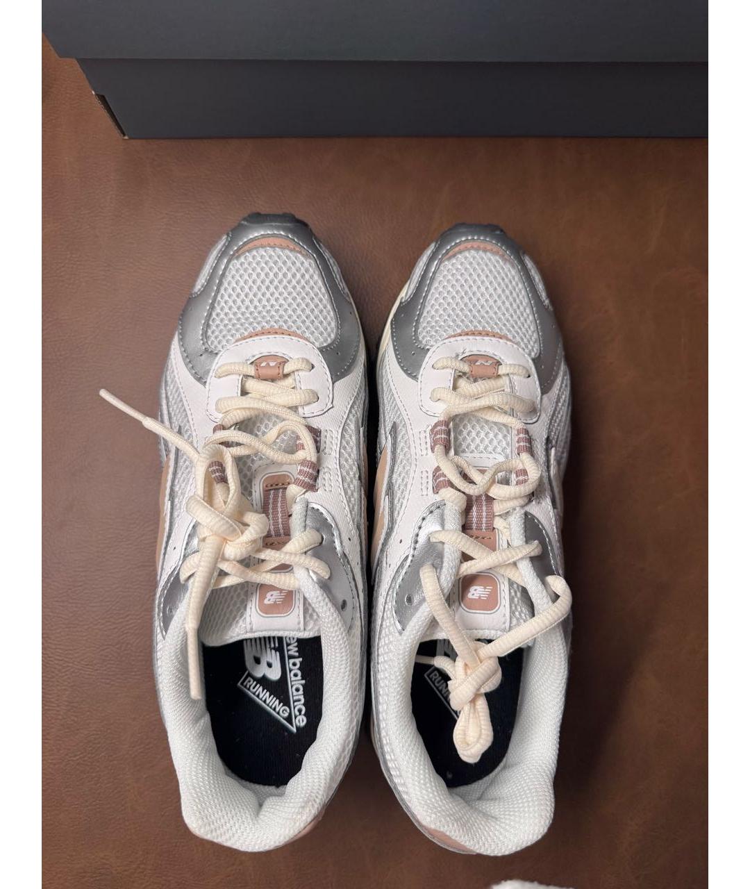 NEW BALANCE Серебряные синтетические кроссовки, фото 3