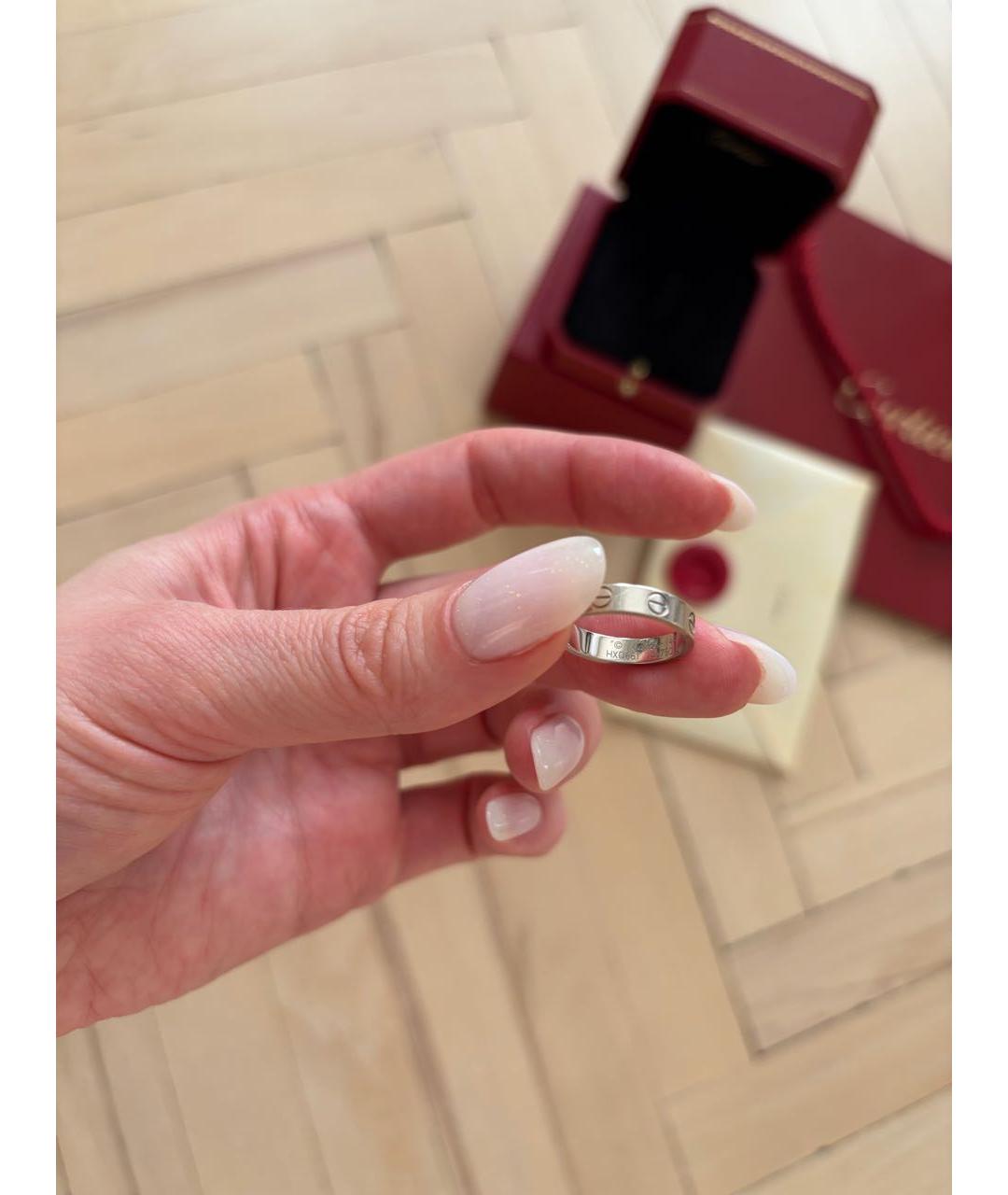 CARTIER Серебряное кольцо из белого золота, фото 4