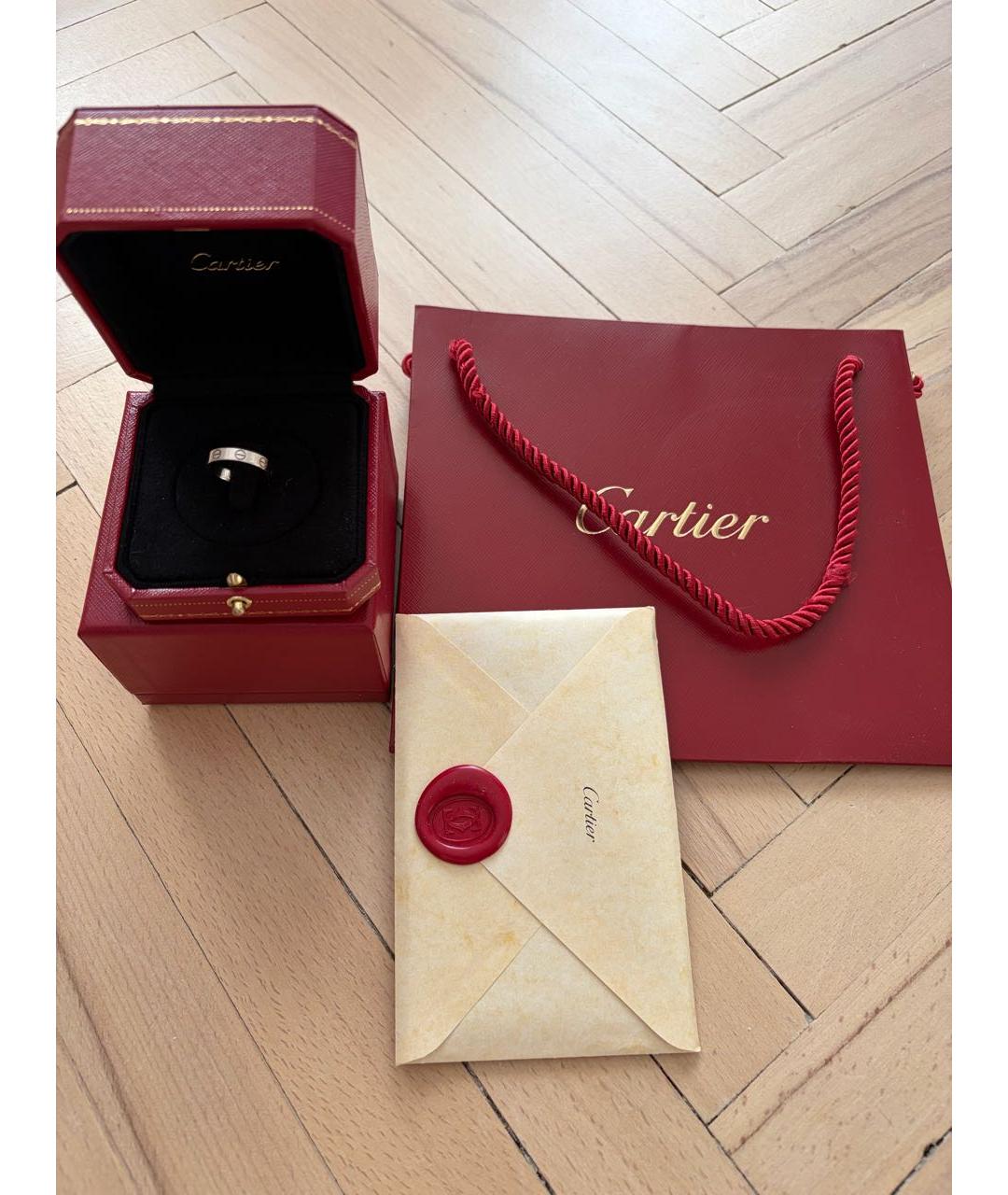 CARTIER Серебряное кольцо из белого золота, фото 2