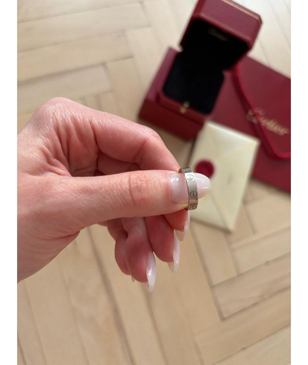 CARTIER Серебряное кольцо из белого золота, фото 5