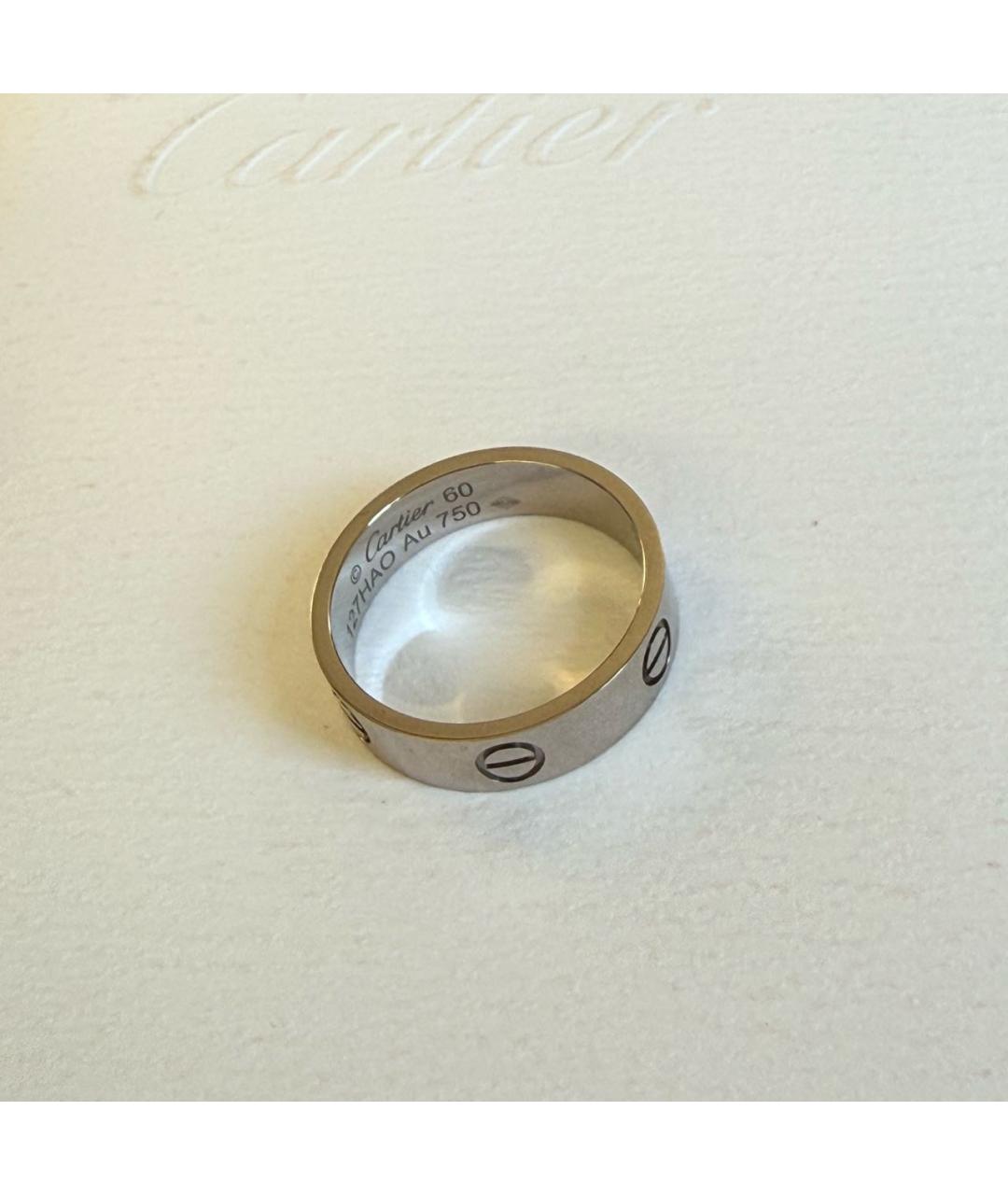 CARTIER Серебряное кольцо из белого золота, фото 9