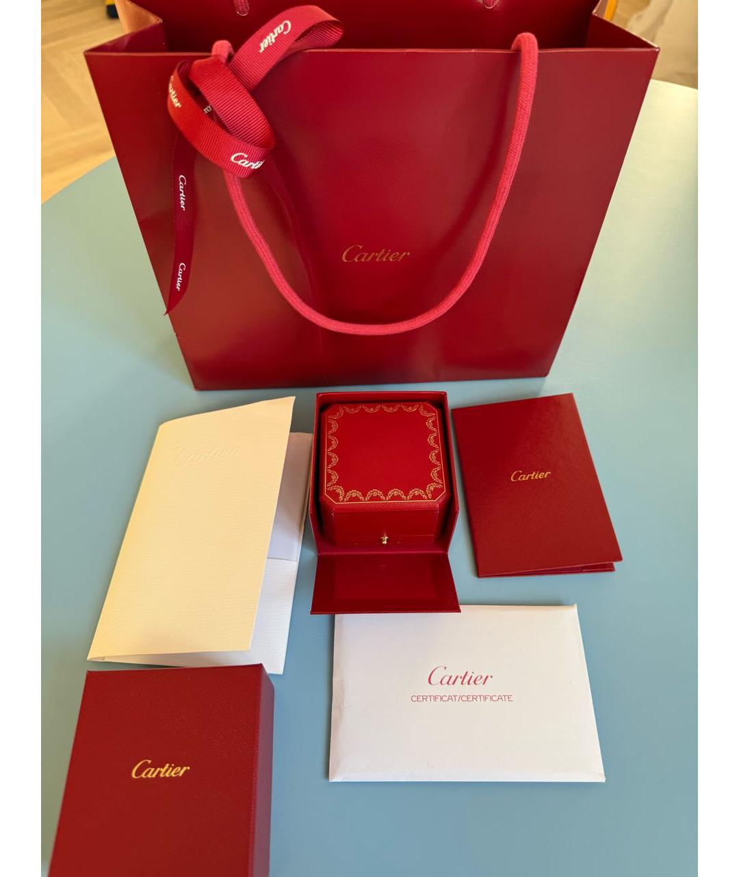 CARTIER Серебряное кольцо из белого золота, фото 5